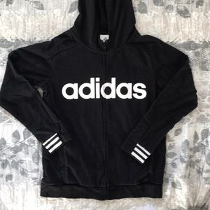 Adidas sweater with zipper